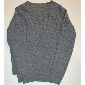 Amazon Gray Crew Neck Sweater